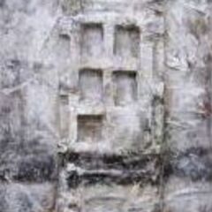 アートを飾ろう◆北海道のホテルロビーに展示されていた名品です◆◆欧米コレクター間で注目の日本人アーティスト「Masahiro Narita」抽象立体絵画(直筆サイン入)　の画像