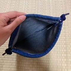 【新品・未使用】ディズニー ★ ウエスタンランド　ミッキー　デニム　巾着　レトロの画像
