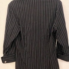 CECIL McBEE 7分丈シャツ レディース サイズM 長袖シャツ ストライプシャツ クール セシルマクビー 109 ワイシャツの画像