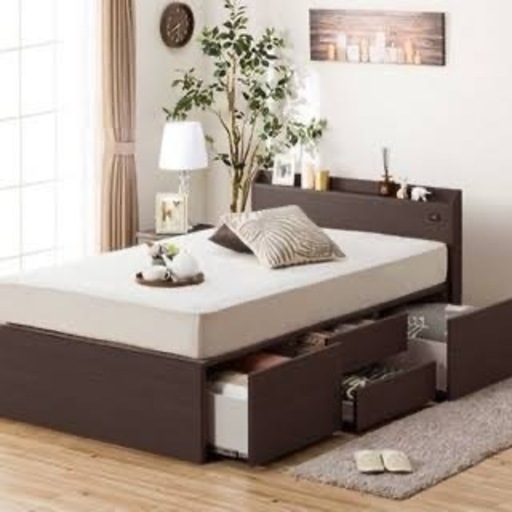 家具 ベッド セミダブルベッド