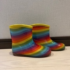 【ご相談中
】18cm  レインボーカラー　長靴