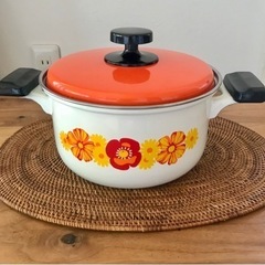☆美品☆未使用　長期自宅保管品　ヤマタカホ－ロー鍋　IH使用可　...
