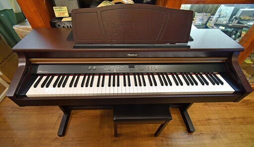 ●近郊格安配送(^^♪●最上位モデル(^^♪●ローランド　電子ピアノ　HP-107　中古品●相模原　横浜　神奈川●ROLAND