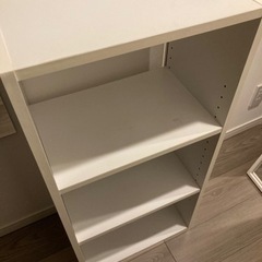 白色カラーボックス3段