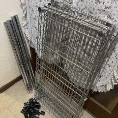 4段ラック メタルラック スチールラック 棚 収納 ②