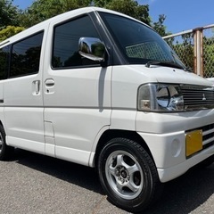 平成16年 タウンボックス 車椅子移動車 U61W改 ホワイト 2WD AT AC 走行7.5万キロ 車検対応可の画像