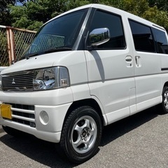 平成16年 タウンボックス 車椅子移動車 U61W改 ホワイト 2WD AT AC 走行7.5万キロ 車検対応可の画像