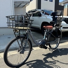 YAMAHA パスクルー　子どものせ自転車　電動自転車