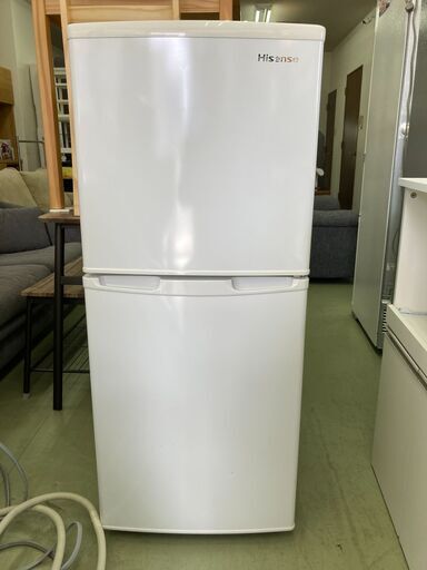 【リサイクルショップ　ピカソ　小松原】ハイセンス Hisense106L 2ドア 右開きタイプ 冷蔵庫 2016年製 HR-B106JW★6478★