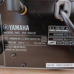 ヤマハ　AVアンプ　RX-S602　YAMAHAの画像