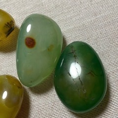 宝石　天然石　クリンプレーズ 瑪瑙　翡翠　等　7点セットの画像