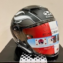 OGK KABUTO EXCEED ELFIフラットブラック サイズM