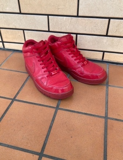 ナイキ . スニーカー《 AIR PRIZE MID！》✨✨ ミッドカット 赤❗️NIKE ，靴 ，