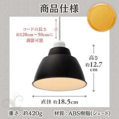 アイリスオーヤマペンダントライト2個セットの画像