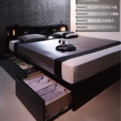 家具 ベッド ダブルベッドの画像