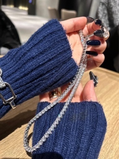 平野紫耀愛用　テニスネックレス　ネックレス　アクセサリー　シルバー