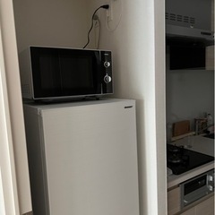 冷蔵庫と電子レンジ