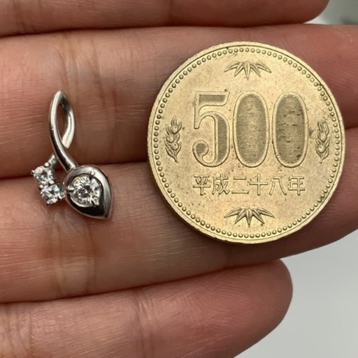 Pt900 プラチナ900 ダイヤモンドペンダント　1.9g ダイヤ 0.27ct