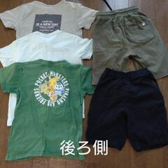 ポケモンTシャツ.男児服 7 枚(サイズ:140)半袖半ズボンキッズ服の画像