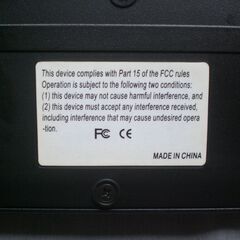 mouse computer　マウスコンピュータ　PS2接続　 純正　有線キーボード　の画像