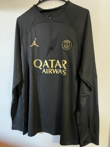 パリ・サンジェルマン（上下）（XL）セットアップ（ブラック）【値下げ交渉可】