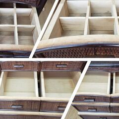 e39 コイズミ 籐　ラタン 5段チェストの画像