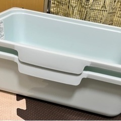 ニトリ カラーボックスにピッタリ 収納カゴの画像