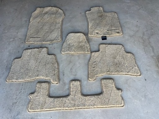 150系プラド　トヨタ純正フロアマット　ロイヤルタイプ車のパーツ 内装、インテリア