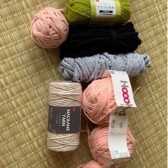 手芸　ズパゲッティ　アクリル毛糸　マクラメヤーン