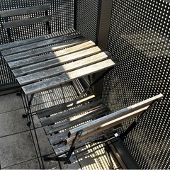 IKEA テルノー テーブルチェアセット
