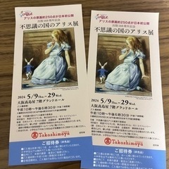不思議の国のアリス展 招待券2枚