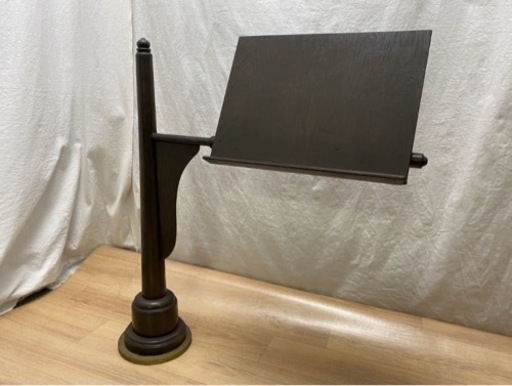 M17195【希少】木製 見台 譜面台 メニューボード ウェルカムボード