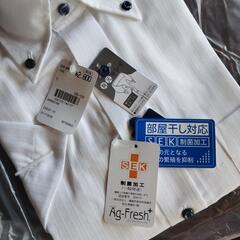 外袋なしの為格安出品。３９部屋干し対応制菌加工半袖ワイシャツ未使用品。の画像