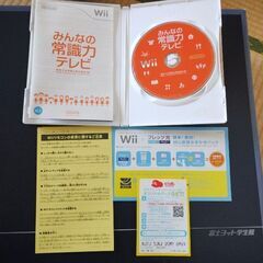 Nintendo　Wii　3点(Music、Fit、みんなの常識テレビ)の画像