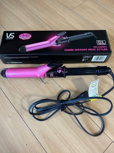 1000円　ヴィダルサスーン VIDAL SASOON ヘアアイロン 32mm VSI-3208/PJ