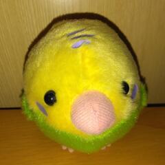 ほんわか可愛いインコのマスコットの画像