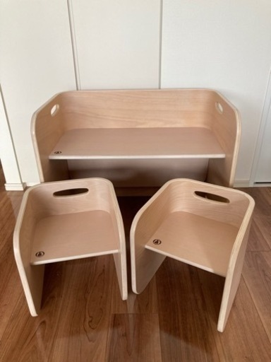 HOPPL TOWN コロコロデスクとチェアのセット