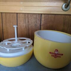 温泉卵　熱湯での画像