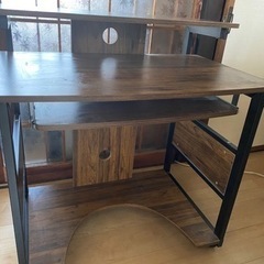 木製パソコンデスク