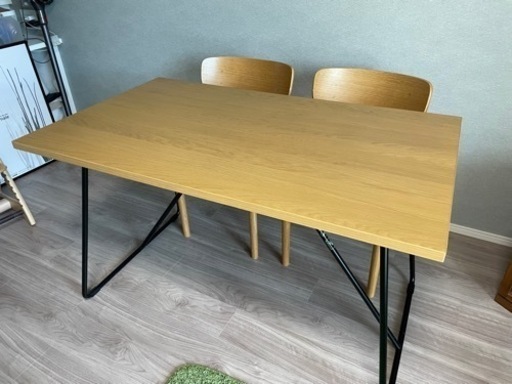 無印良品ダイニングセット（折りたたみテーブル&ラウンドチェア）