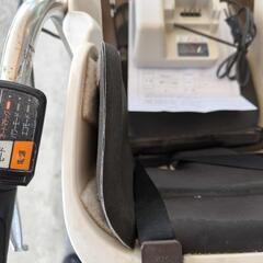 Panasonic☆チャイルドシート、充電器付属☆グリーン20インチ☆電動アシスト自転車の画像