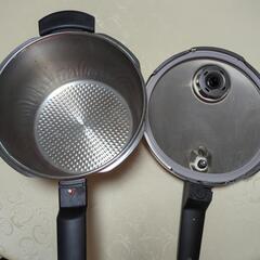 圧力鍋 Fissler 4.5L コンフォートプラス 蒸し器・説明書・レシピ付きの画像