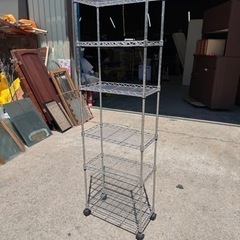 決まりました☆隙間に♪メタルラック☆幅45×23☆格安☆中古☆配...