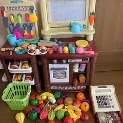 ０円。おもちゃ  ままごと、お店屋さんごっこセット