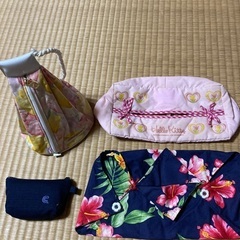 お話し中　小物色々　ミニバッグ　ポーチ　ティッシュカバー