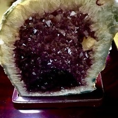 アメジストドーム パワーストーン 紫水晶 天然石 置き物の画像
