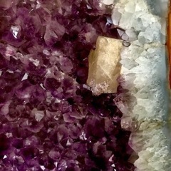 アメジストドーム パワーストーン 紫水晶 天然石 置き物の画像