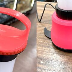 一部難あり NICHIDO 日動  充電式LEDアップライト LUL-12W-CH-50K-PK ピンク 屋内屋外兼用 1.5kg 軽量 金属製 壁に貼りつけ可 赤色点滅(片面) high・low不可の画像