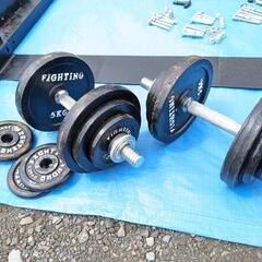 ファイティングロード　セット一式　スミスマシーン　ベンチ　ダンベル　ウェイトの画像
