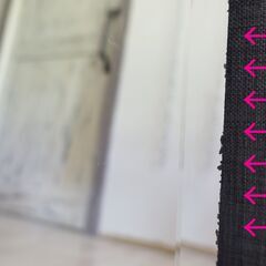 USED 鏡 ミラー 面取り インテリアの画像